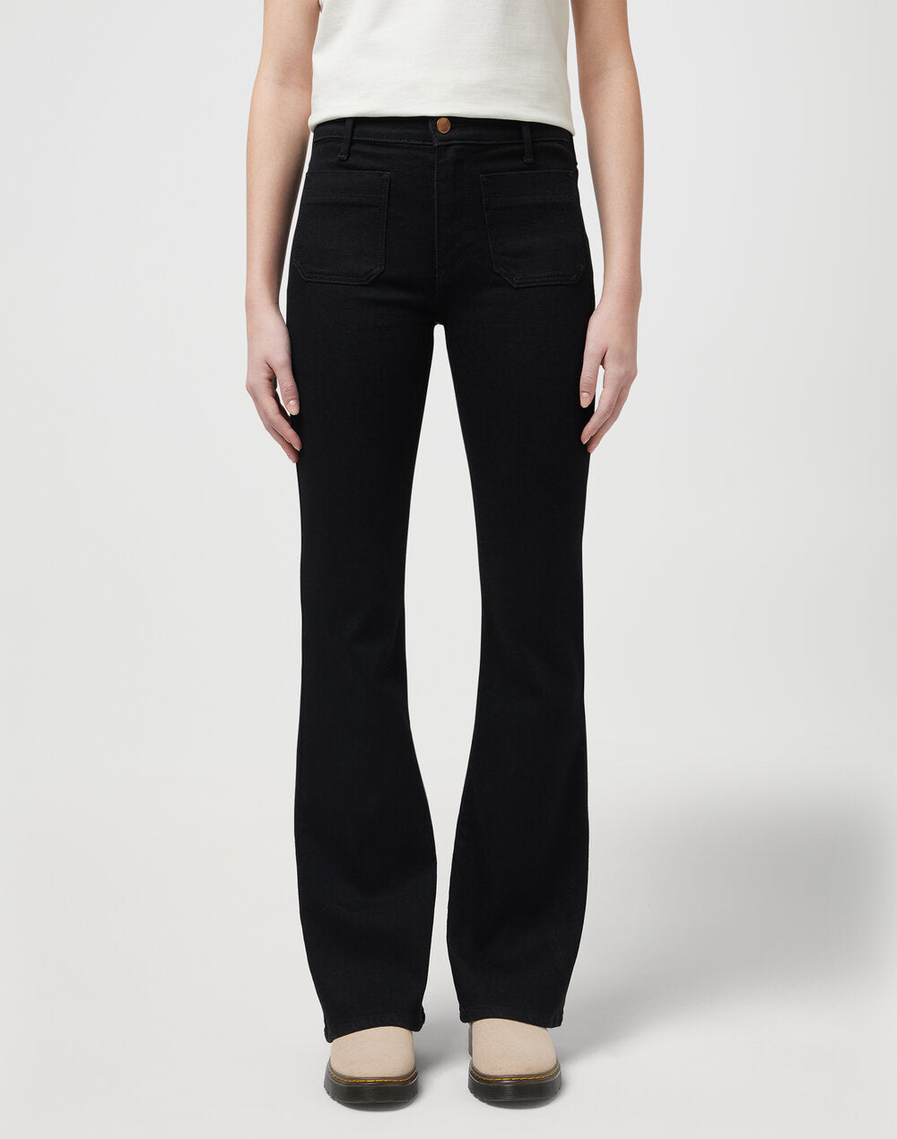 Flare Retro bootcut jeans - sort